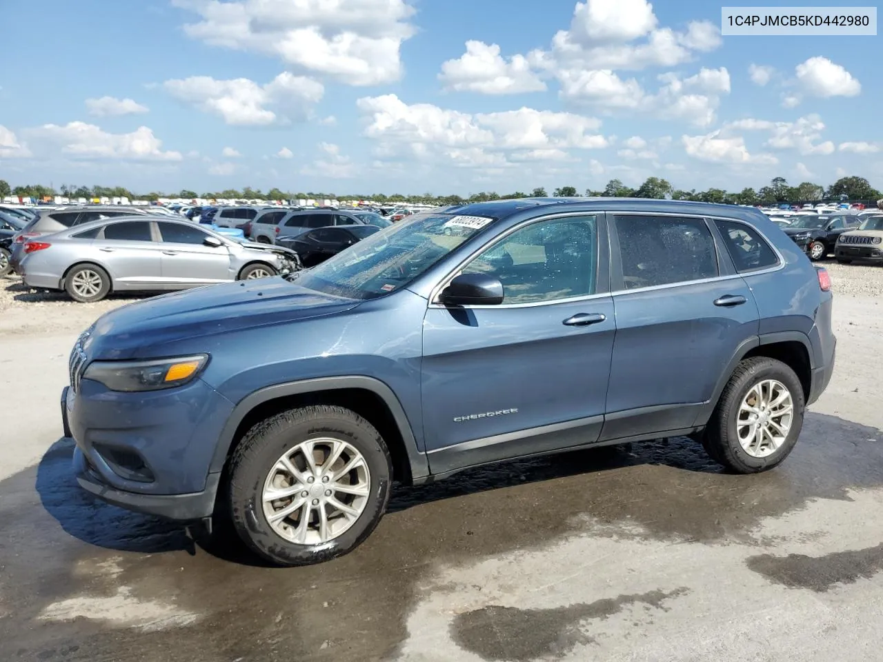 2019 Jeep Cherokee Latitude VIN: 1C4PJMCB5KD442980 Lot: 68023914