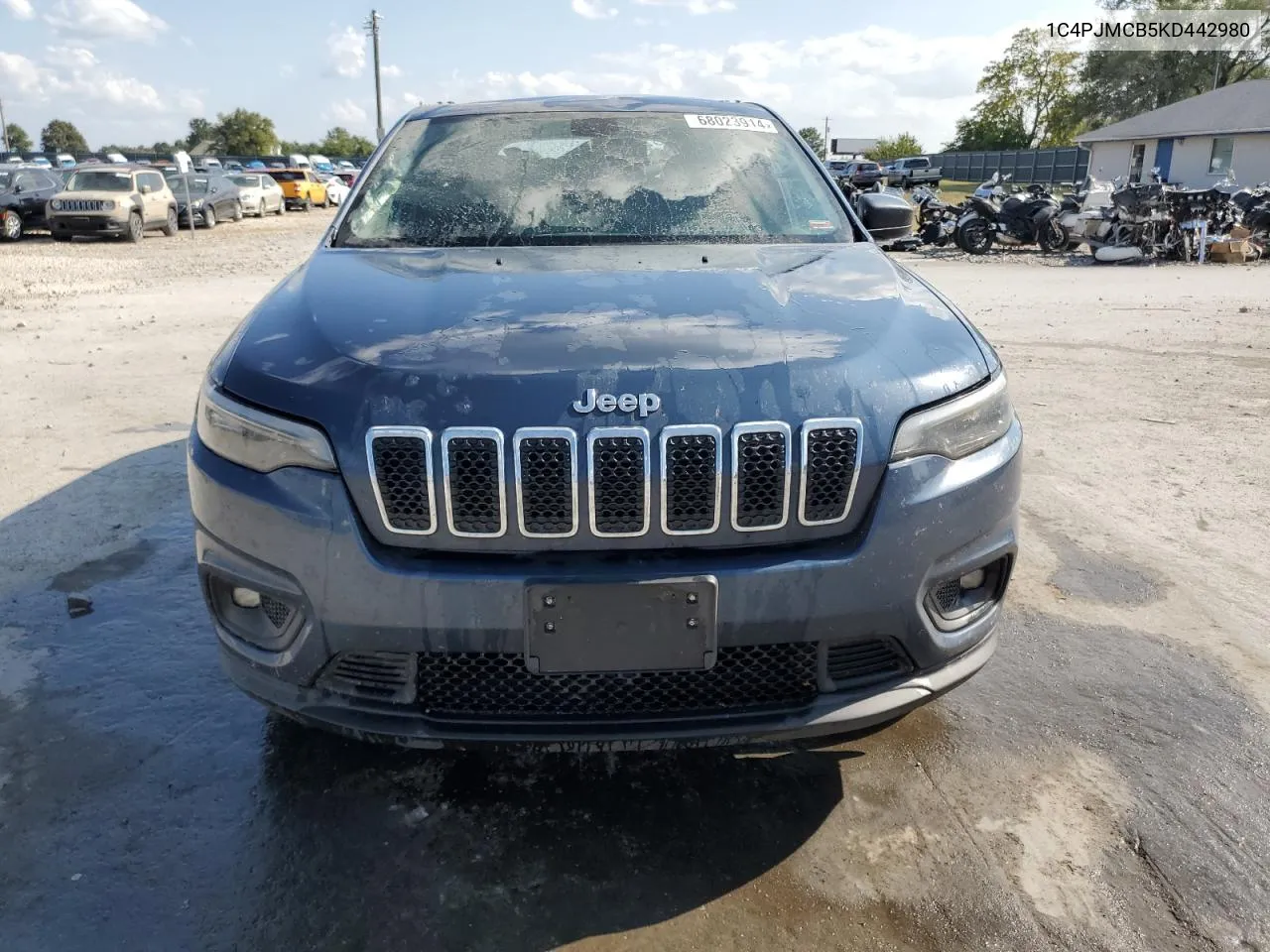 2019 Jeep Cherokee Latitude VIN: 1C4PJMCB5KD442980 Lot: 68023914