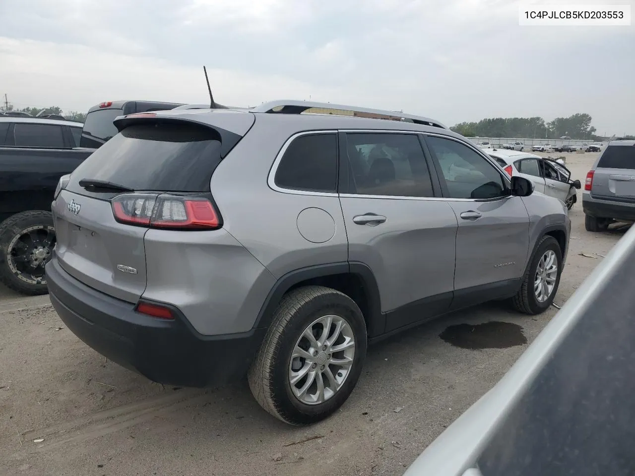 2019 Jeep Cherokee Latitude VIN: 1C4PJLCB5KD203553 Lot: 68048564