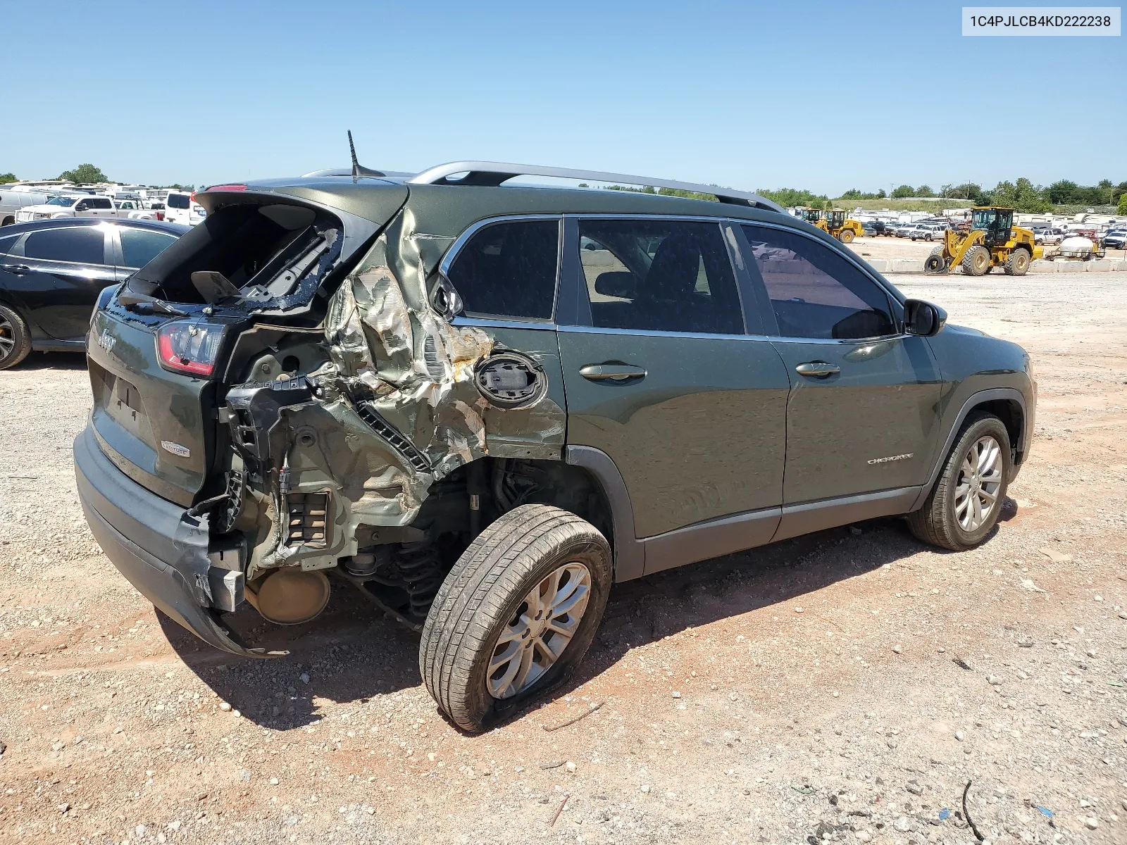 2019 Jeep Cherokee Latitude VIN: 1C4PJLCB4KD222238 Lot: 68056464