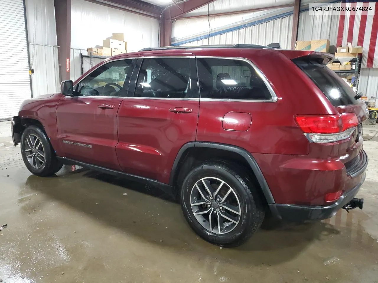 2019 Jeep Grand Cherokee Laredo VIN: 1C4RJFAGXKC674824 Lot: 68144444