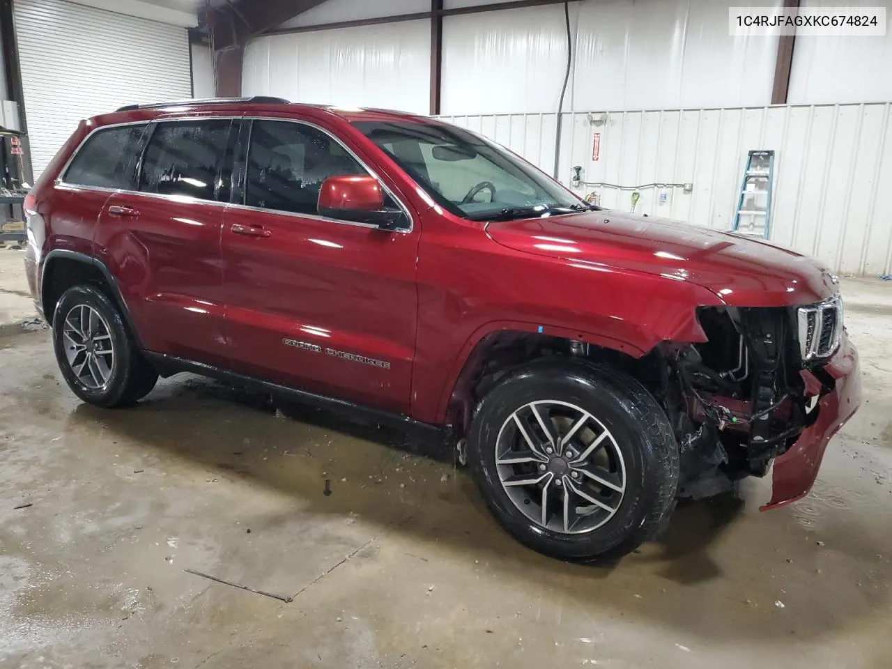 2019 Jeep Grand Cherokee Laredo VIN: 1C4RJFAGXKC674824 Lot: 68144444