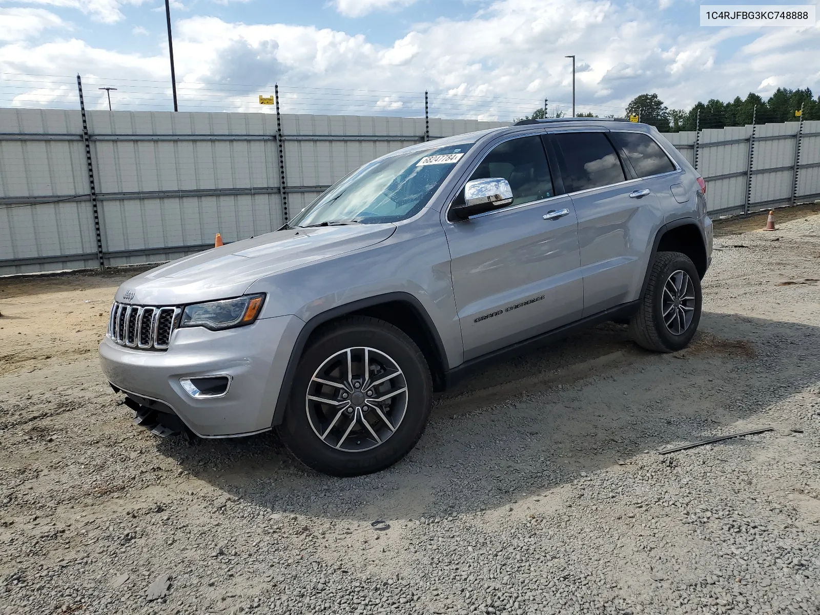 2019 Jeep Grand Cherokee Limited VIN: 1C4RJFBG3KC748888 Lot: 68247784