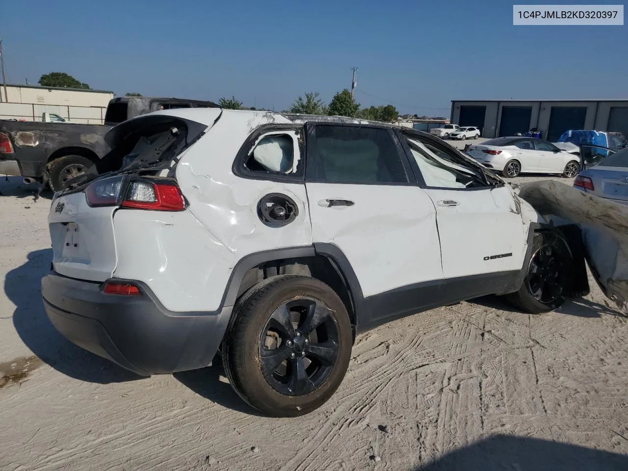 2019 Jeep Cherokee Latitude Plus VIN: 1C4PJMLB2KD320397 Lot: 68358334