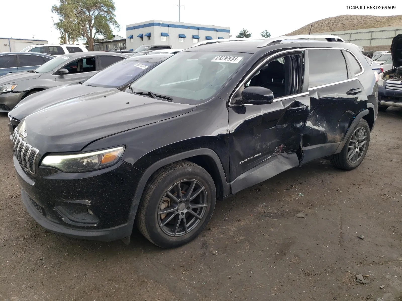 2019 Jeep Cherokee Latitude Plus VIN: 1C4PJLLB6KD269609 Lot: 68389994