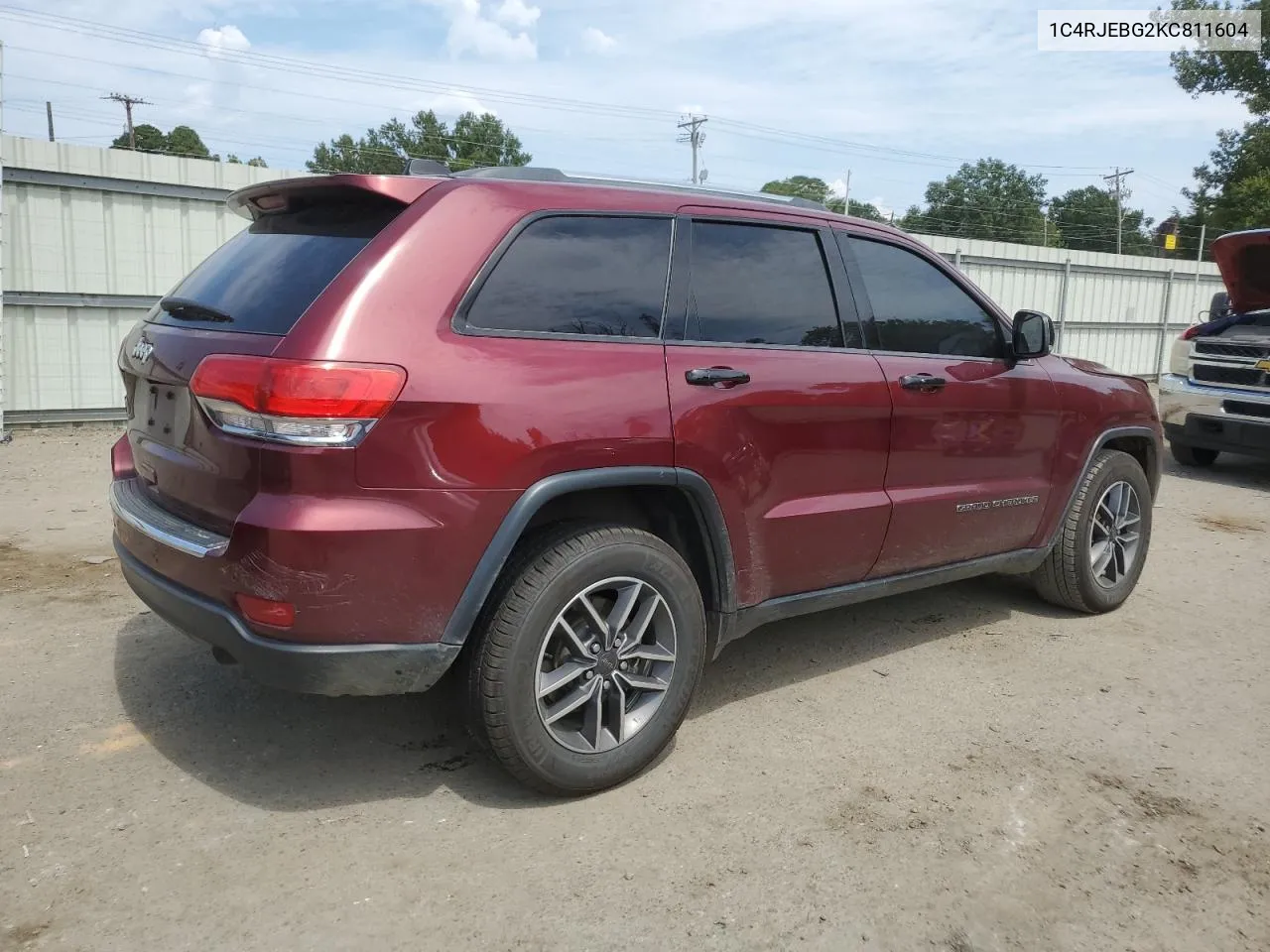 2019 Jeep Grand Cherokee Limited VIN: 1C4RJEBG2KC811604 Lot: 68454874