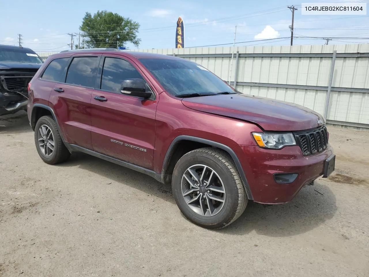 2019 Jeep Grand Cherokee Limited VIN: 1C4RJEBG2KC811604 Lot: 68454874