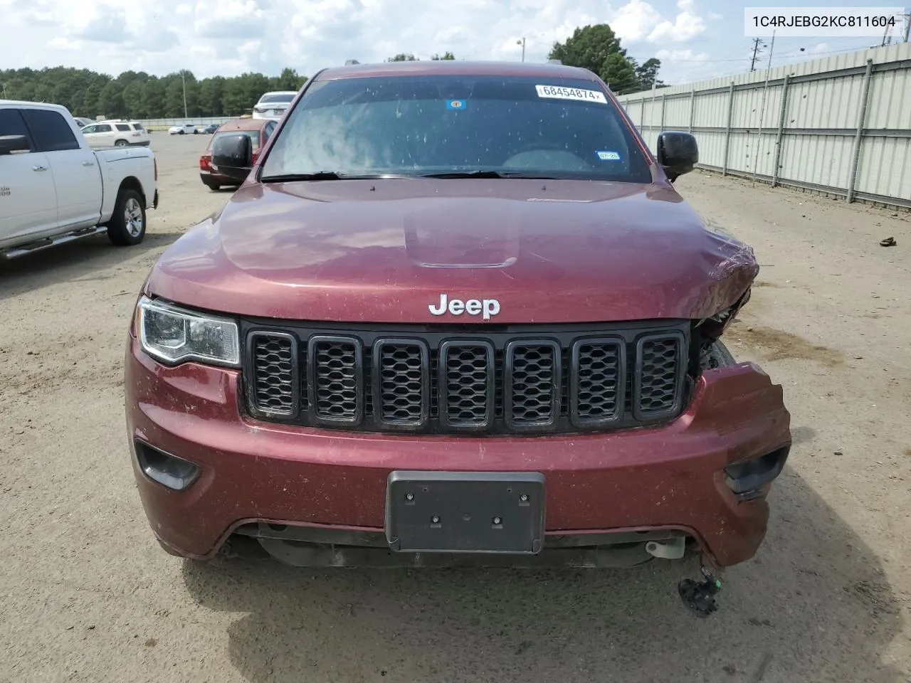 1C4RJEBG2KC811604 2019 Jeep Grand Cherokee Limited