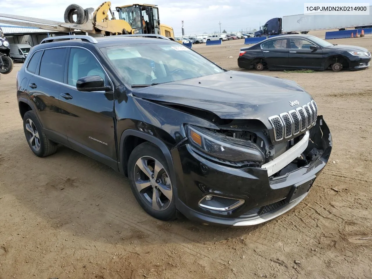 2019 Jeep Cherokee Limited VIN: 1C4PJMDN2KD214900 Lot: 68712494