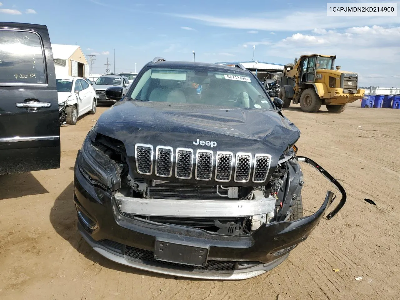 1C4PJMDN2KD214900 2019 Jeep Cherokee Limited