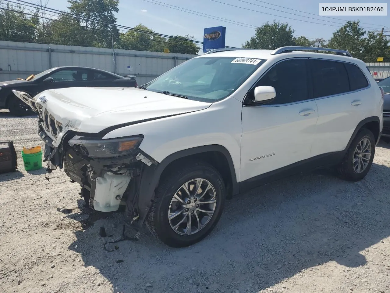 2019 Jeep Cherokee Latitude Plus VIN: 1C4PJMLB5KD182466 Lot: 68898744