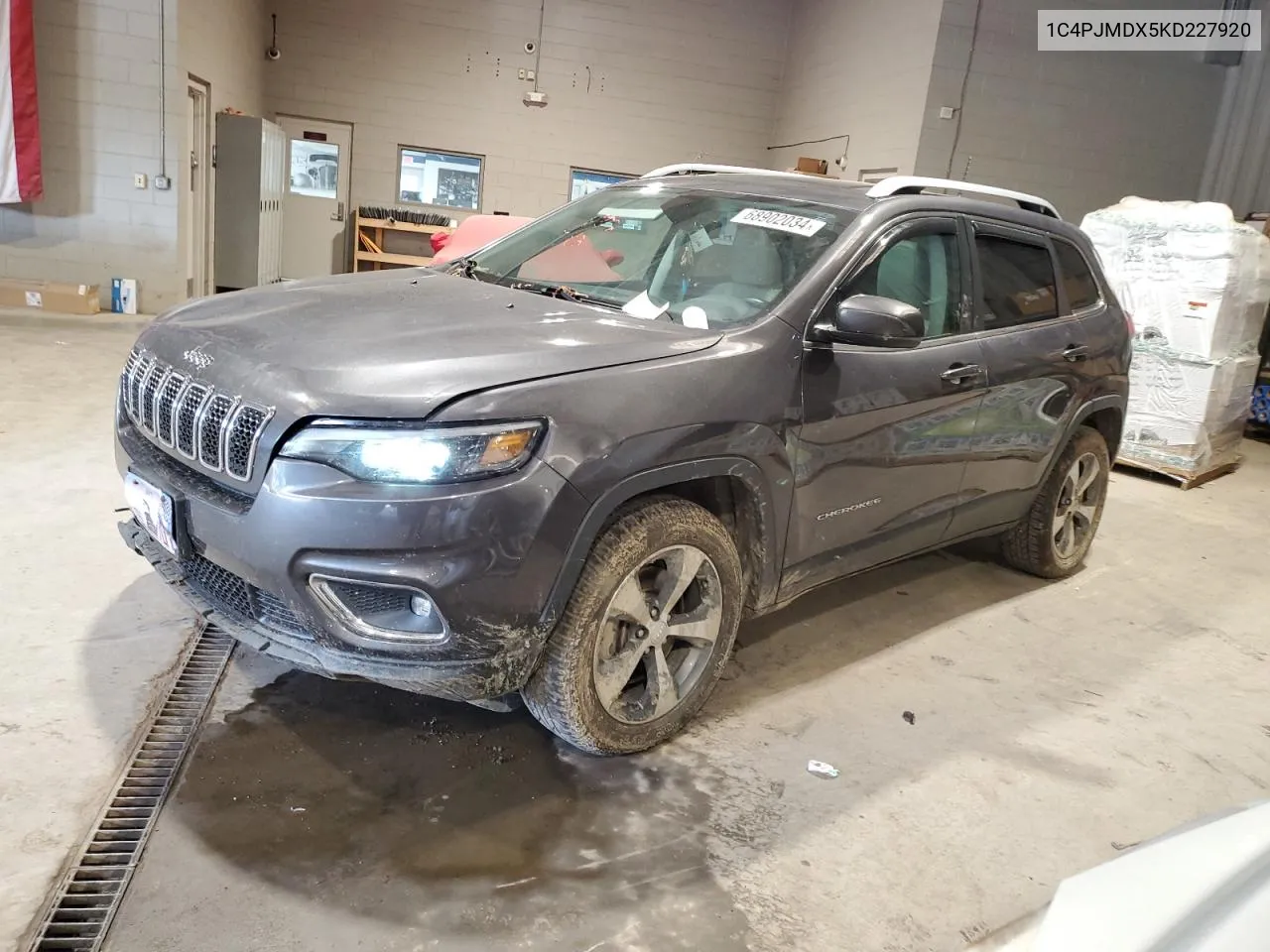 2019 Jeep Cherokee Limited VIN: 1C4PJMDX5KD227920 Lot: 68902034