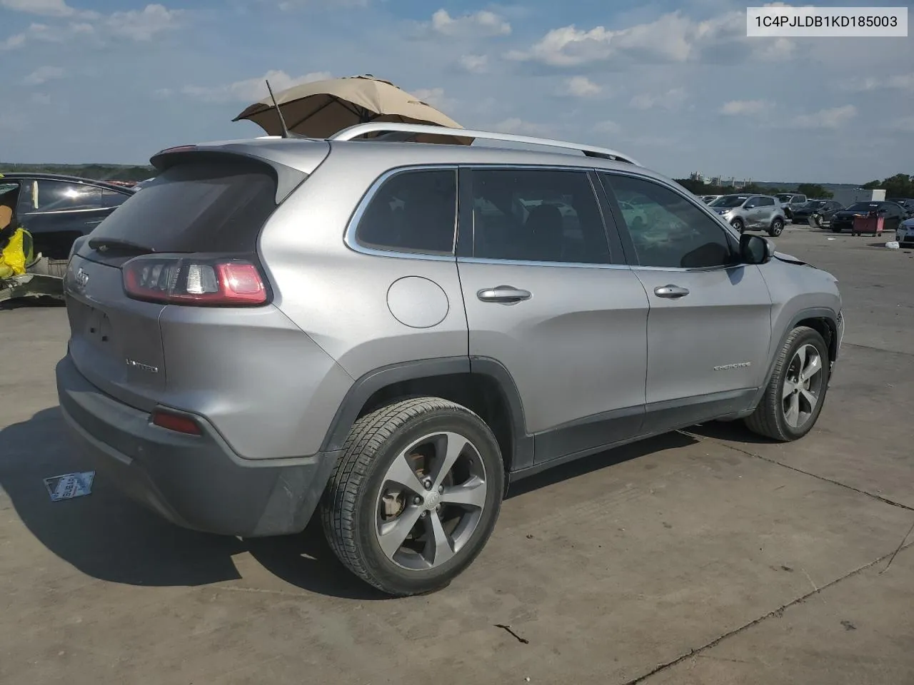 2019 Jeep Cherokee Limited VIN: 1C4PJLDB1KD185003 Lot: 68917624