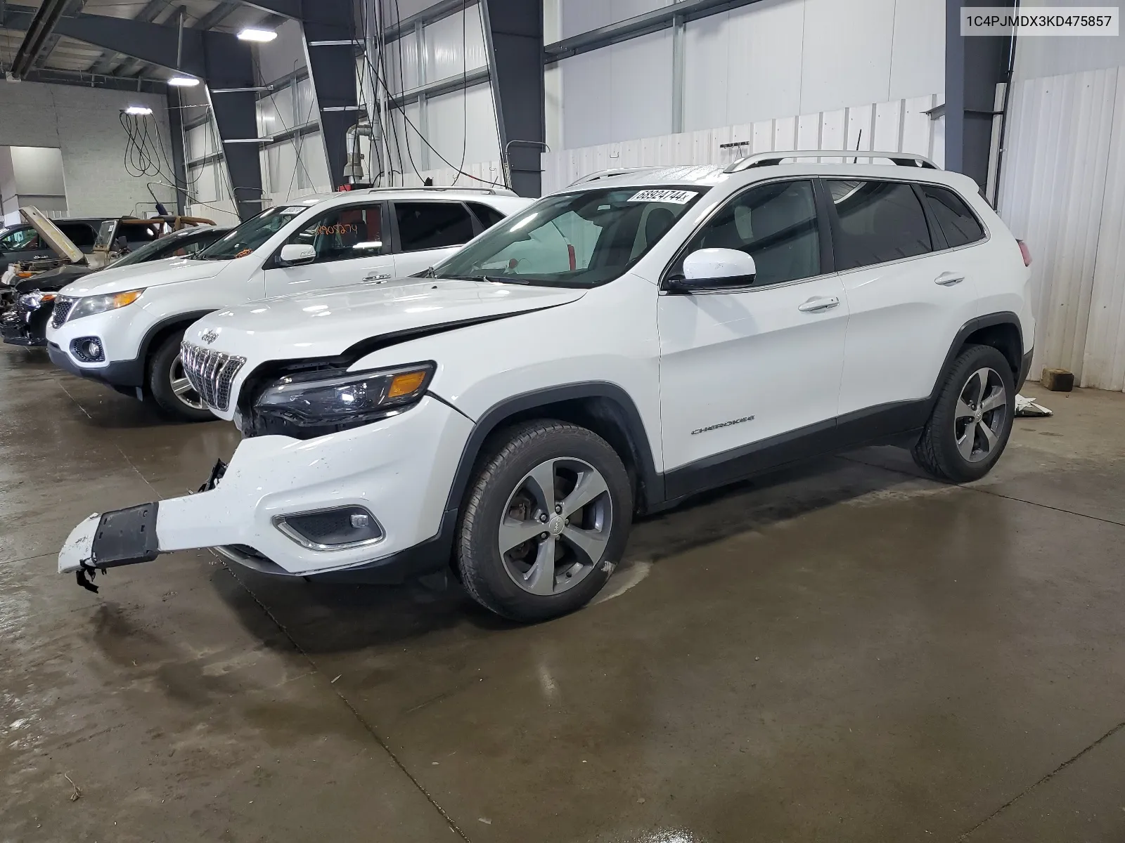 2019 Jeep Cherokee Limited VIN: 1C4PJMDX3KD475857 Lot: 68924744