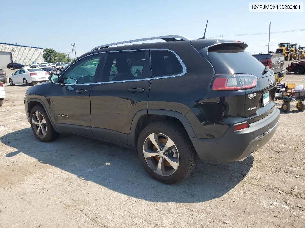 2019 Jeep Cherokee Limited VIN: 1C4PJMDX4KD280401 Lot: 69061134