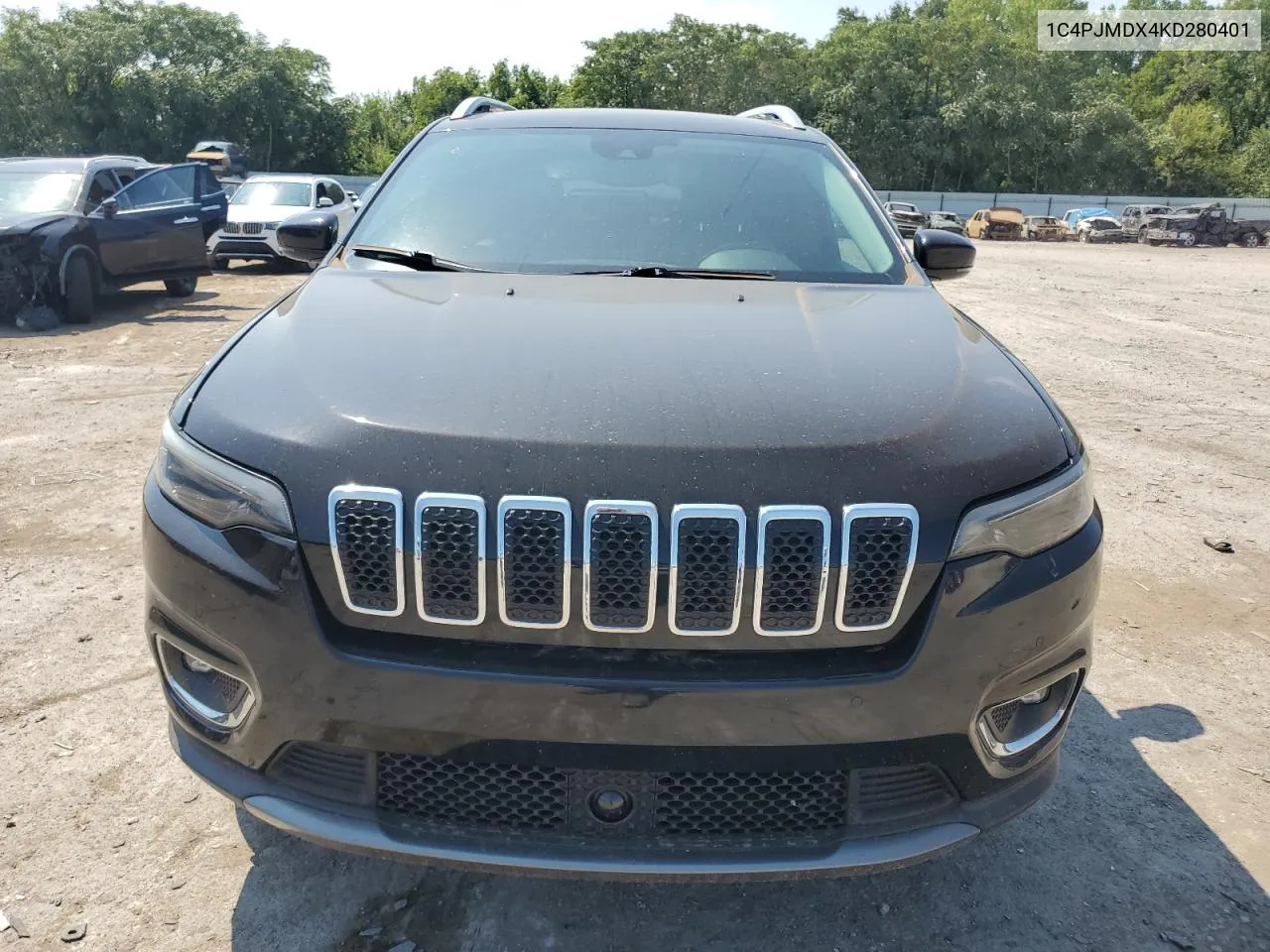 2019 Jeep Cherokee Limited VIN: 1C4PJMDX4KD280401 Lot: 69061134