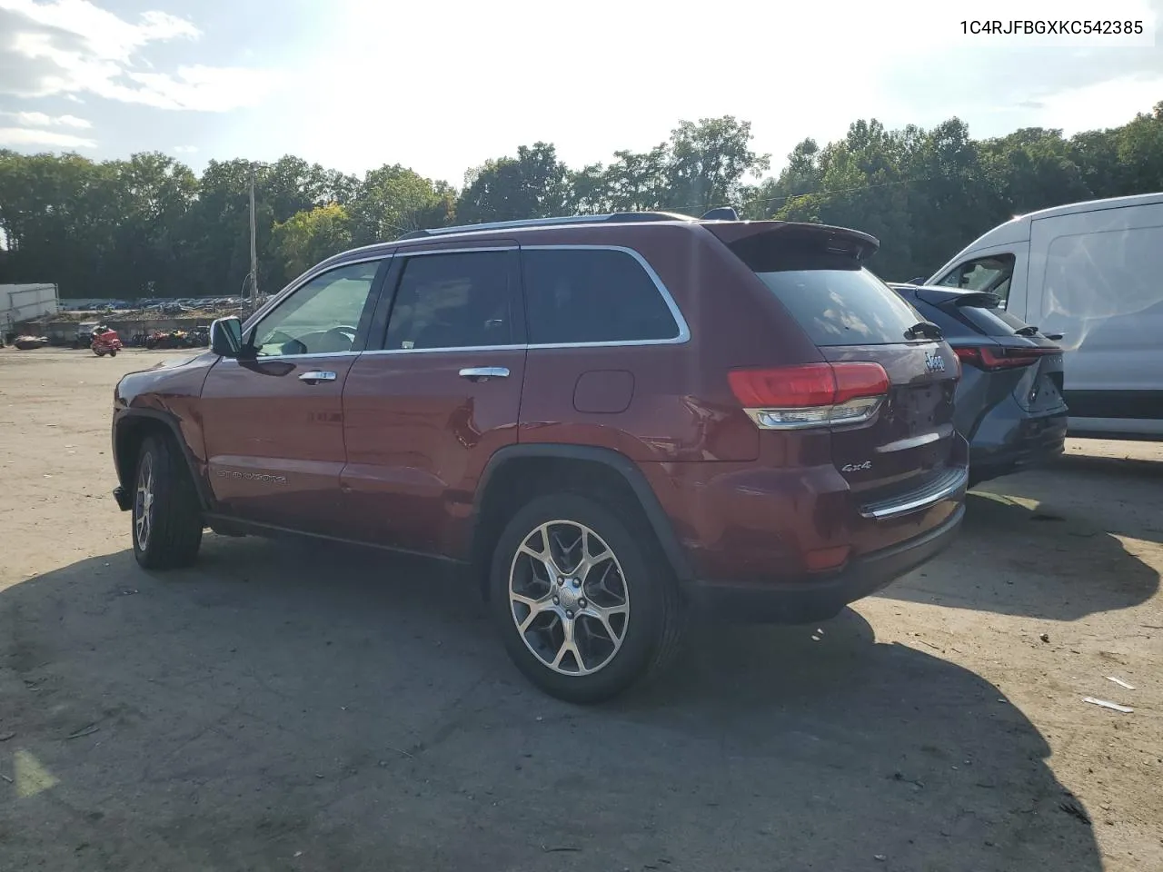 2019 Jeep Grand Cherokee Limited VIN: 1C4RJFBGXKC542385 Lot: 69073014