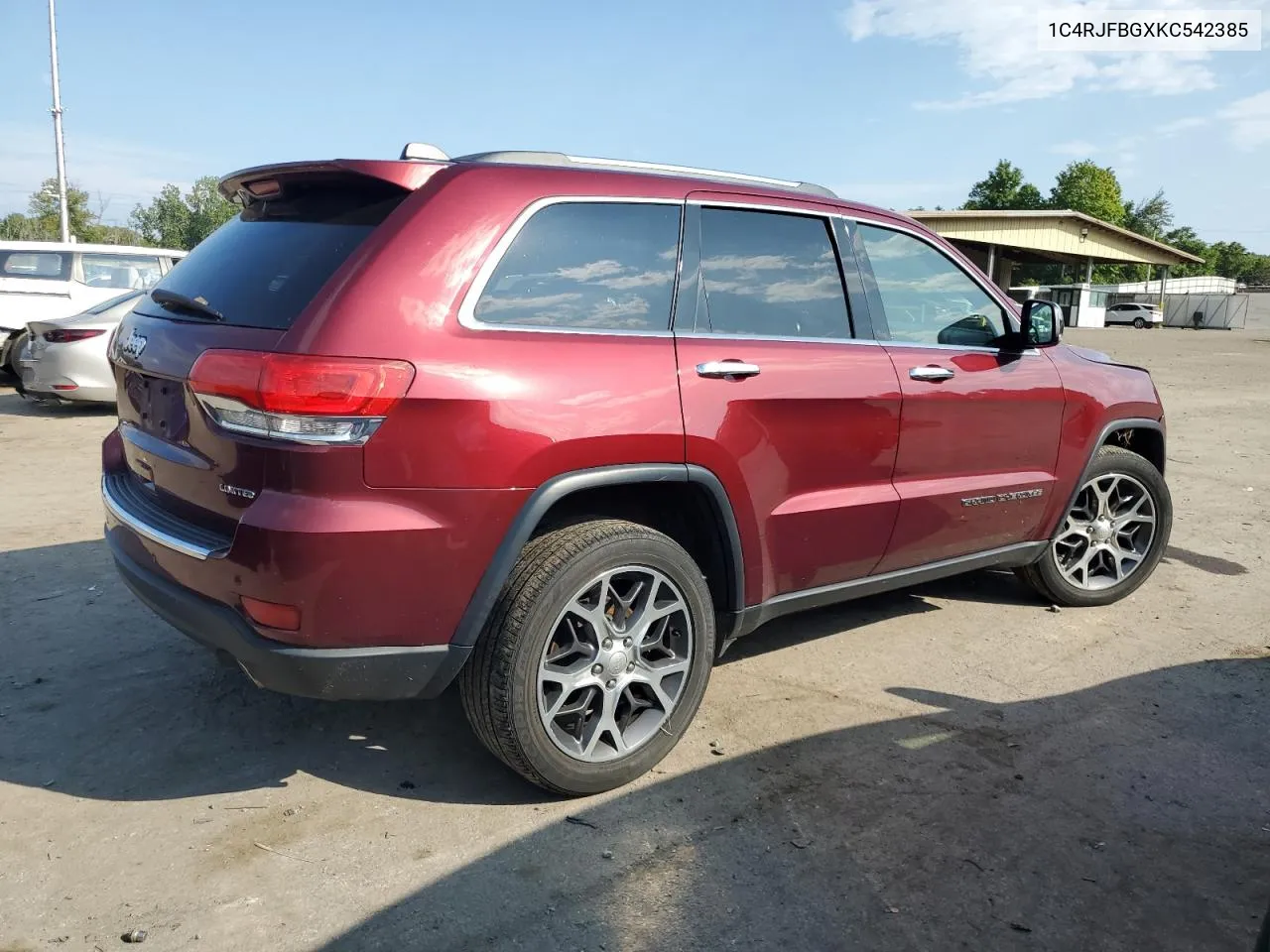 2019 Jeep Grand Cherokee Limited VIN: 1C4RJFBGXKC542385 Lot: 69073014