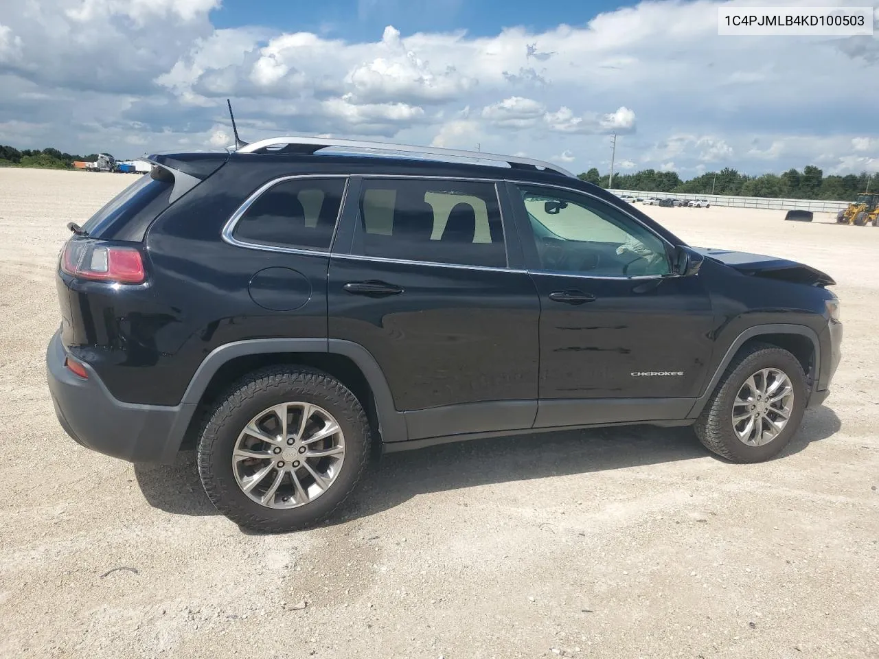 2019 Jeep Cherokee Latitude Plus VIN: 1C4PJMLB4KD100503 Lot: 69125974