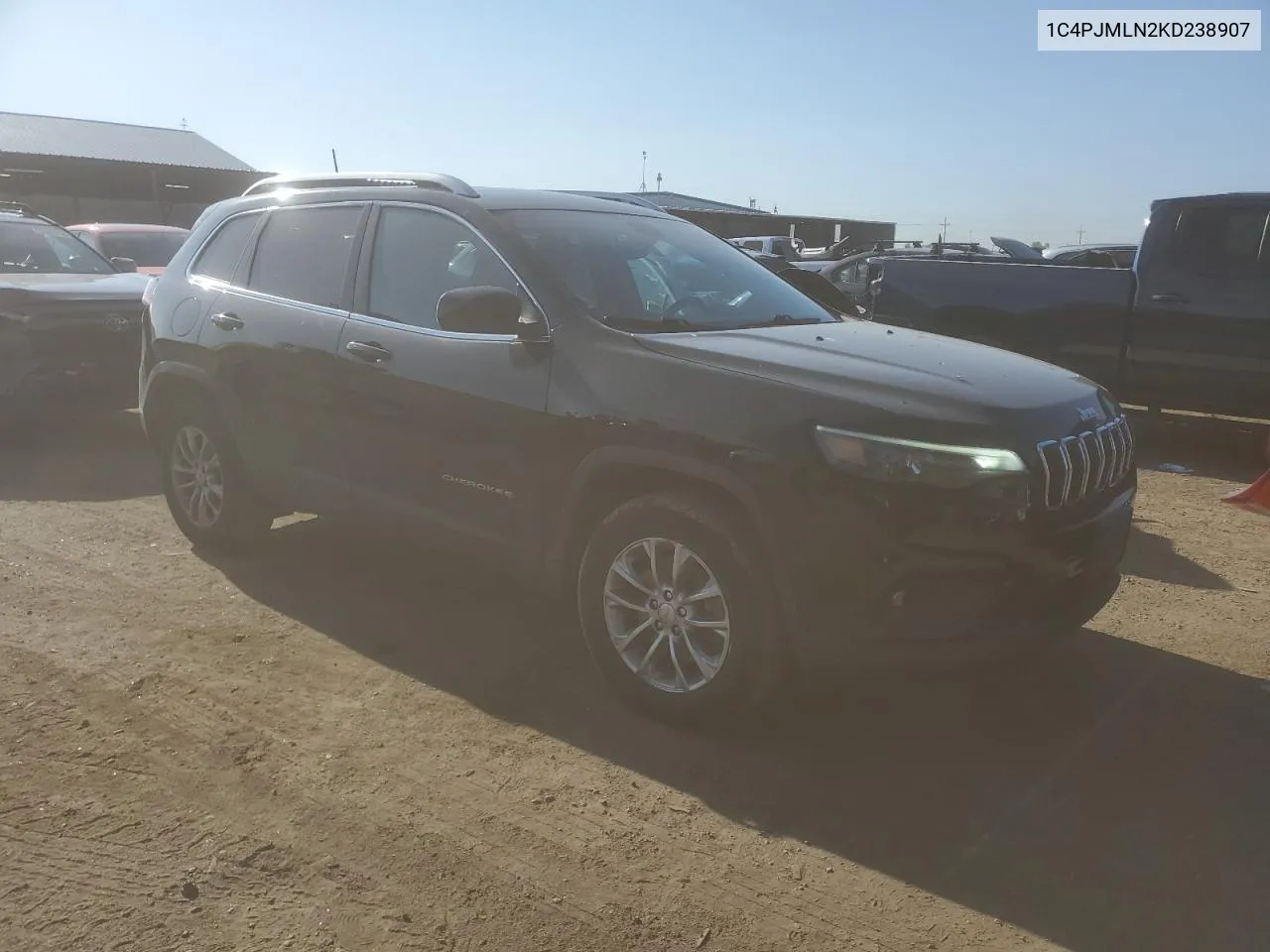 2019 Jeep Cherokee Latitude Plus VIN: 1C4PJMLN2KD238907 Lot: 69140194