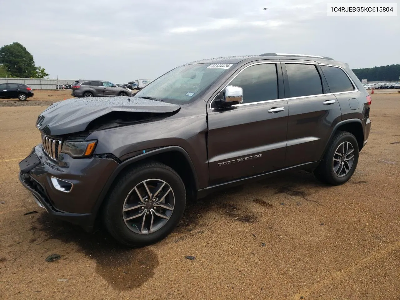 1C4RJEBG5KC615804 2019 Jeep Grand Cherokee Limited