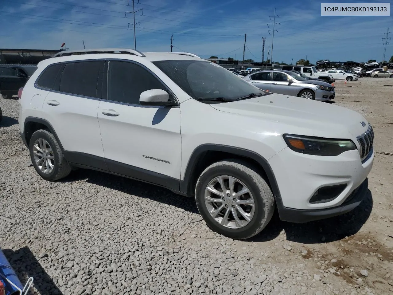 2019 Jeep Cherokee Latitude VIN: 1C4PJMCB0KD193133 Lot: 69238874