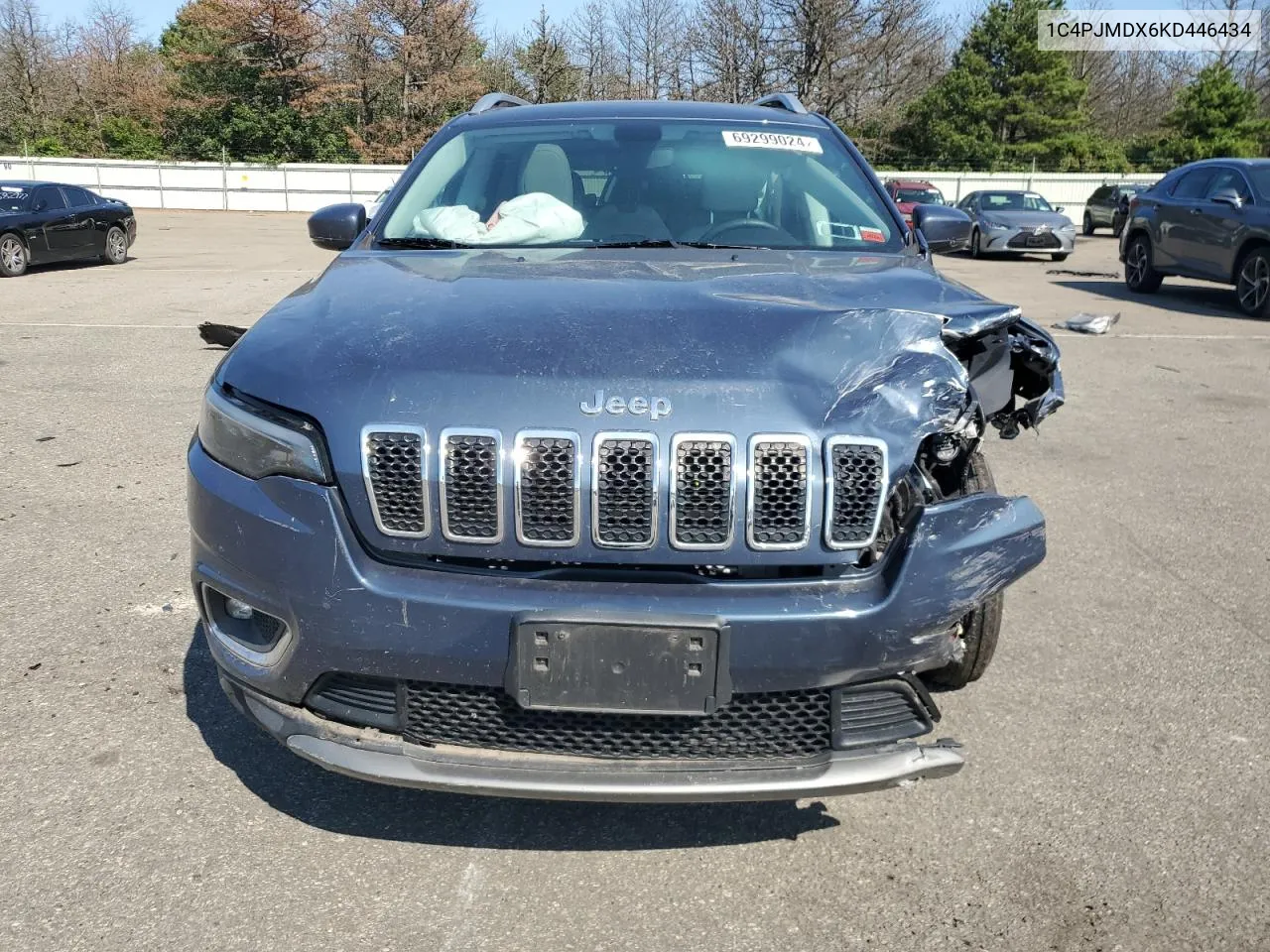 2019 Jeep Cherokee Limited VIN: 1C4PJMDX6KD446434 Lot: 69299024