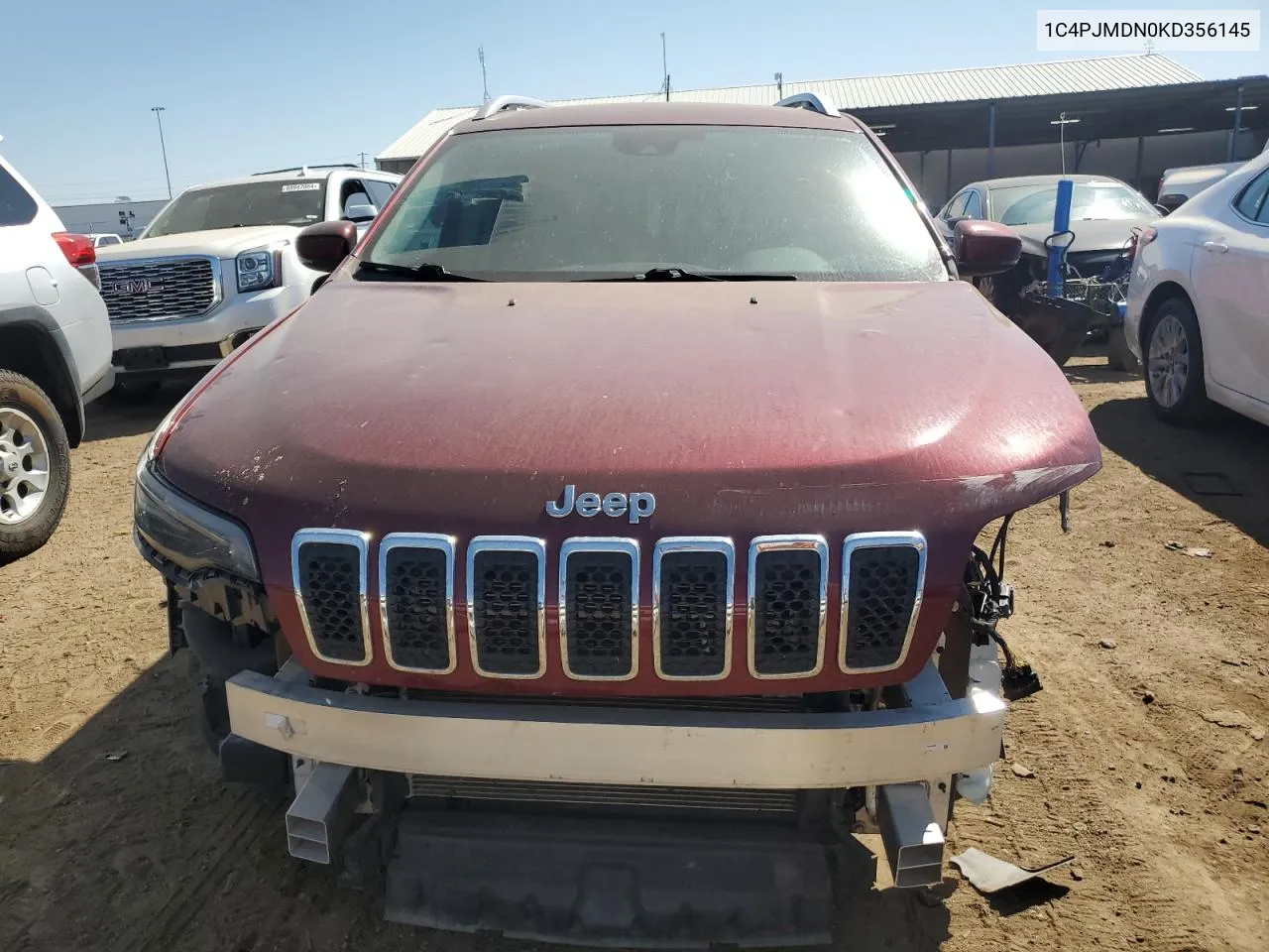 1C4PJMDN0KD356145 2019 Jeep Cherokee Limited