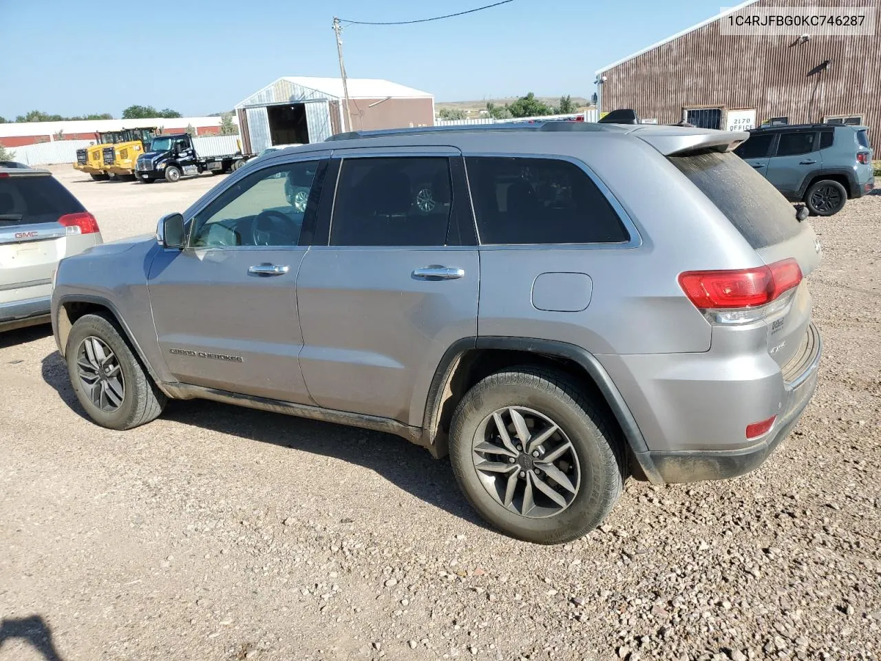 2019 Jeep Grand Cherokee Limited VIN: 1C4RJFBG0KC746287 Lot: 69375214