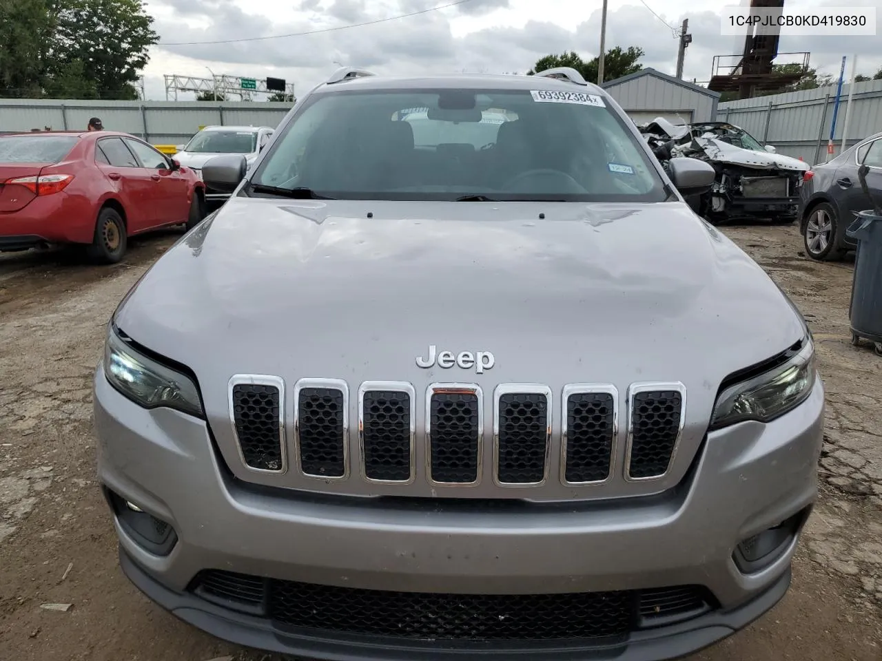 2019 Jeep Cherokee Latitude VIN: 1C4PJLCB0KD419830 Lot: 69392384