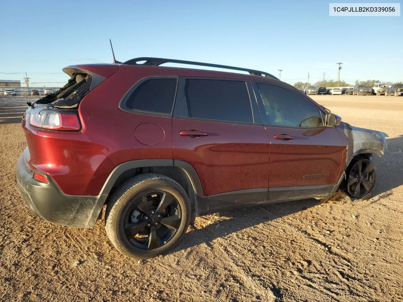 2019 Jeep Cherokee Latitude Plus VIN: 1C4PJLLB2KD339056 Lot: 69423224