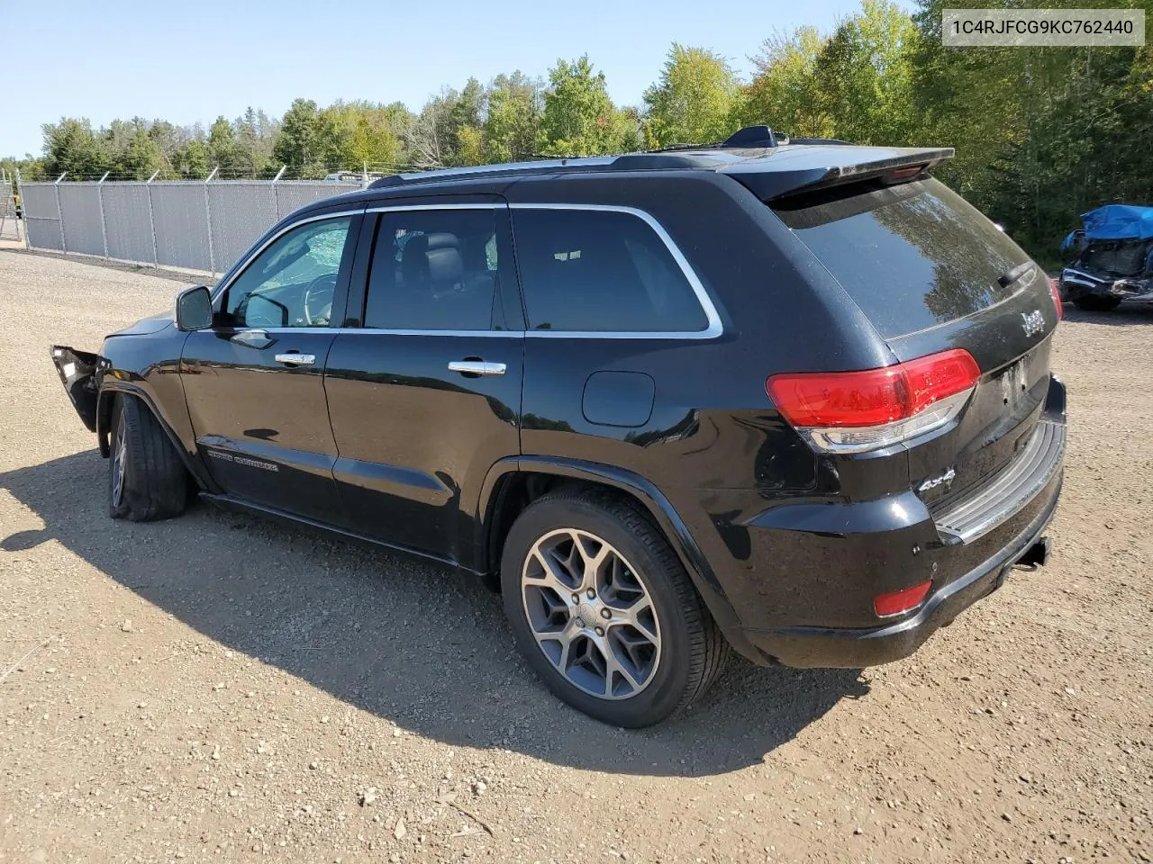 2019 Jeep Grand Cherokee Overland VIN: 1C4RJFCG9KC762440 Lot: 69429564