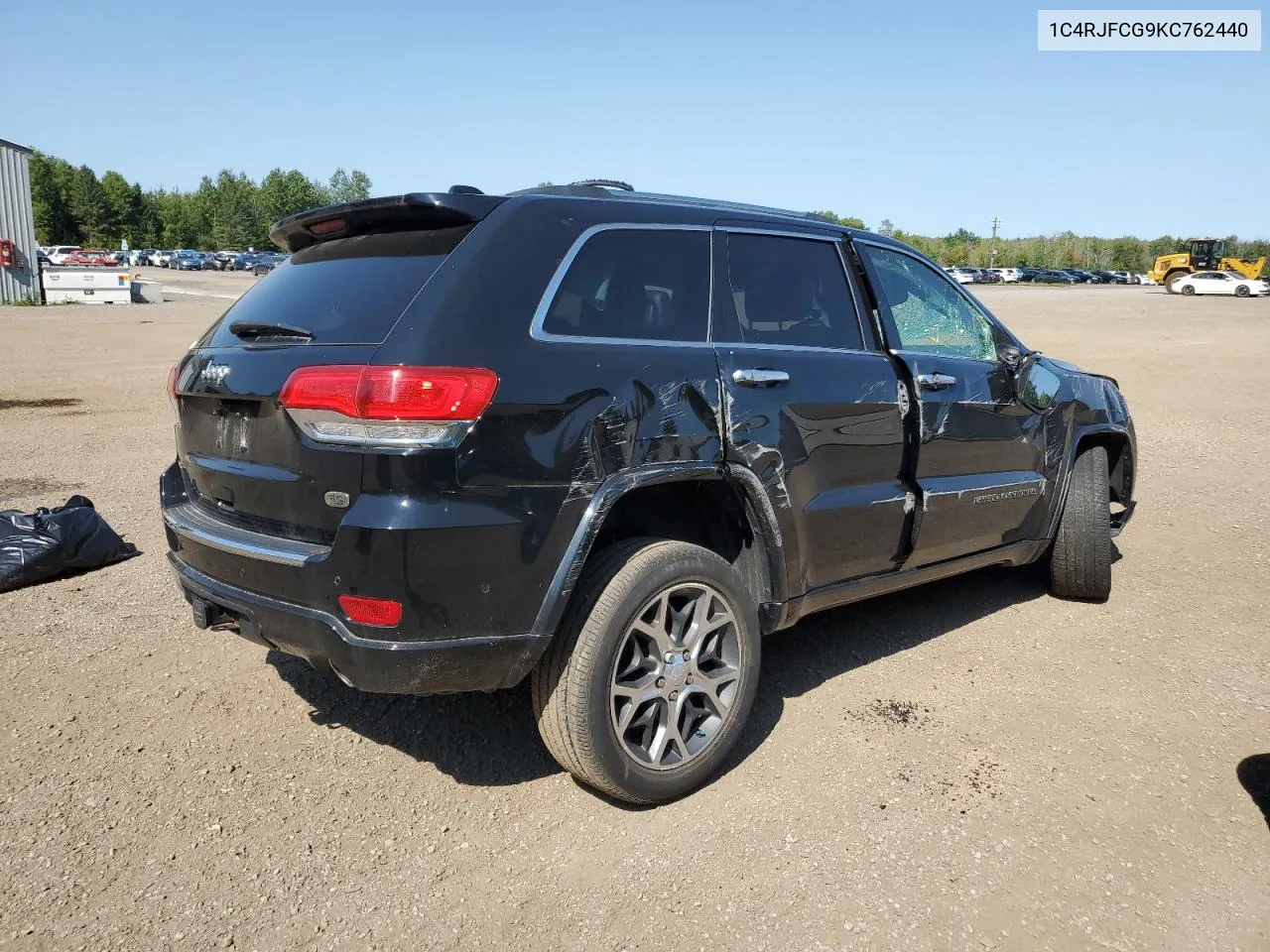 2019 Jeep Grand Cherokee Overland VIN: 1C4RJFCG9KC762440 Lot: 69429564