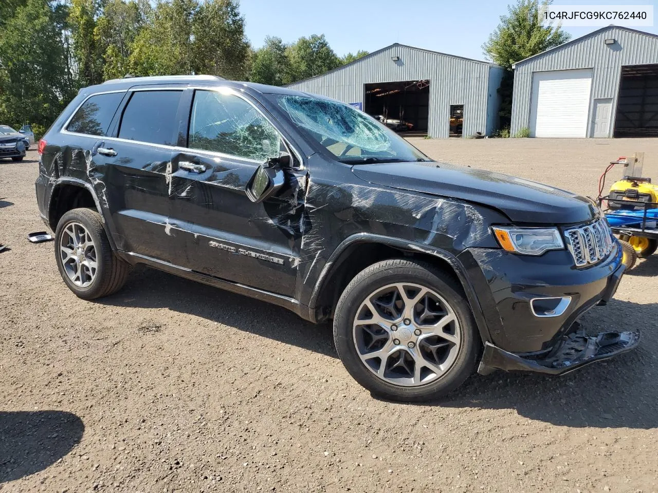 2019 Jeep Grand Cherokee Overland VIN: 1C4RJFCG9KC762440 Lot: 69429564