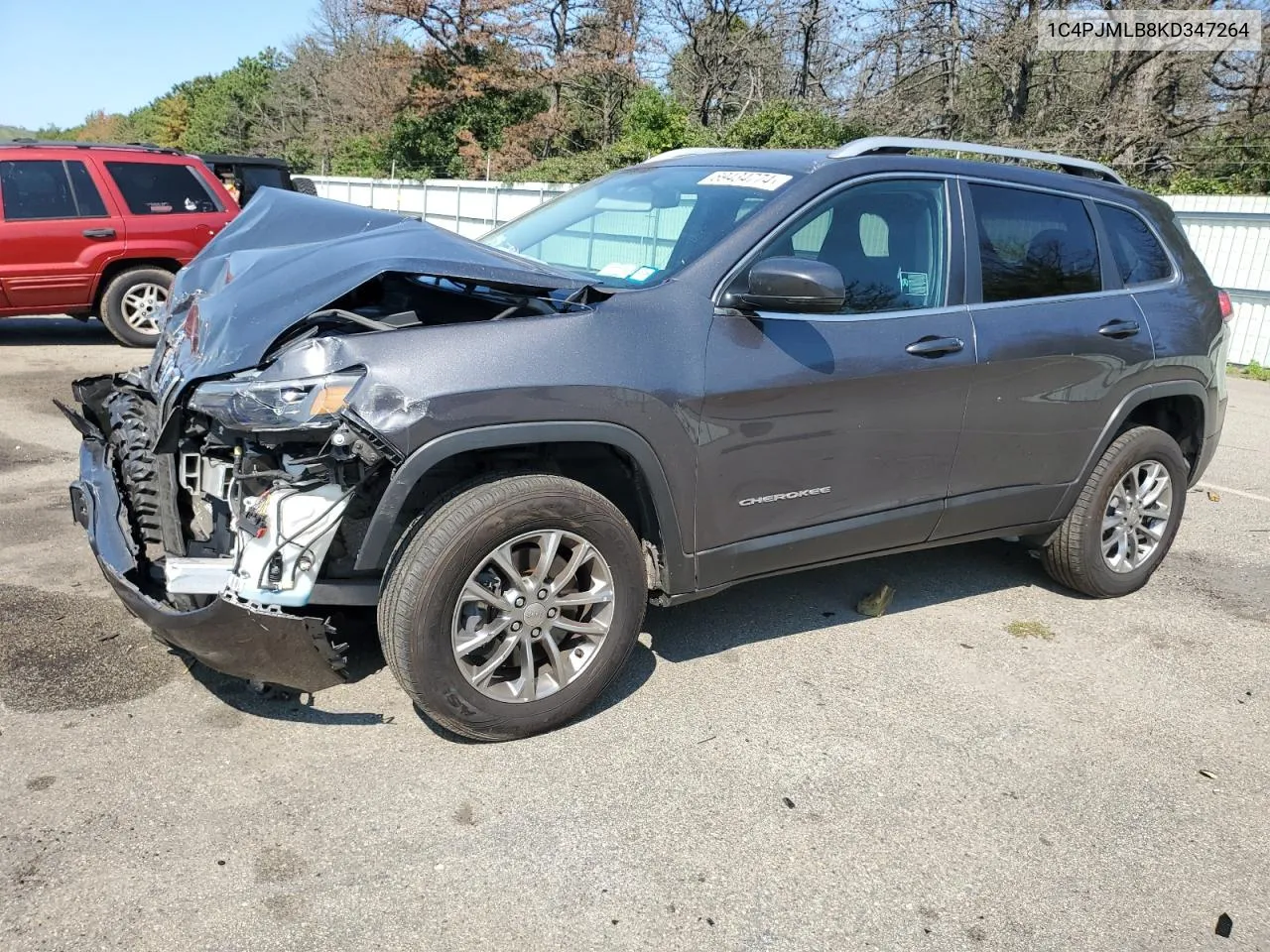 2019 Jeep Cherokee Latitude Plus VIN: 1C4PJMLB8KD347264 Lot: 69434774