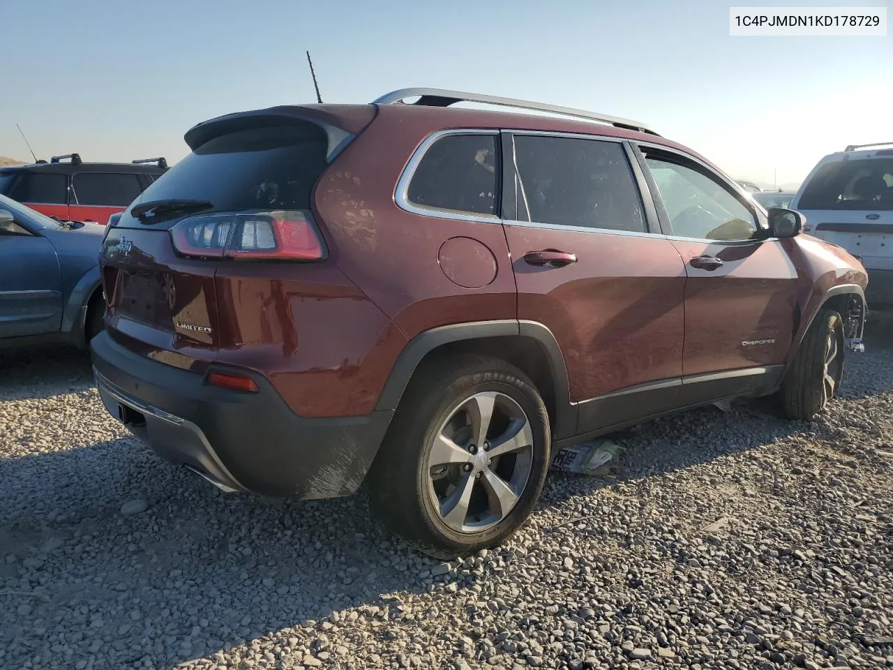 1C4PJMDN1KD178729 2019 Jeep Cherokee Limited