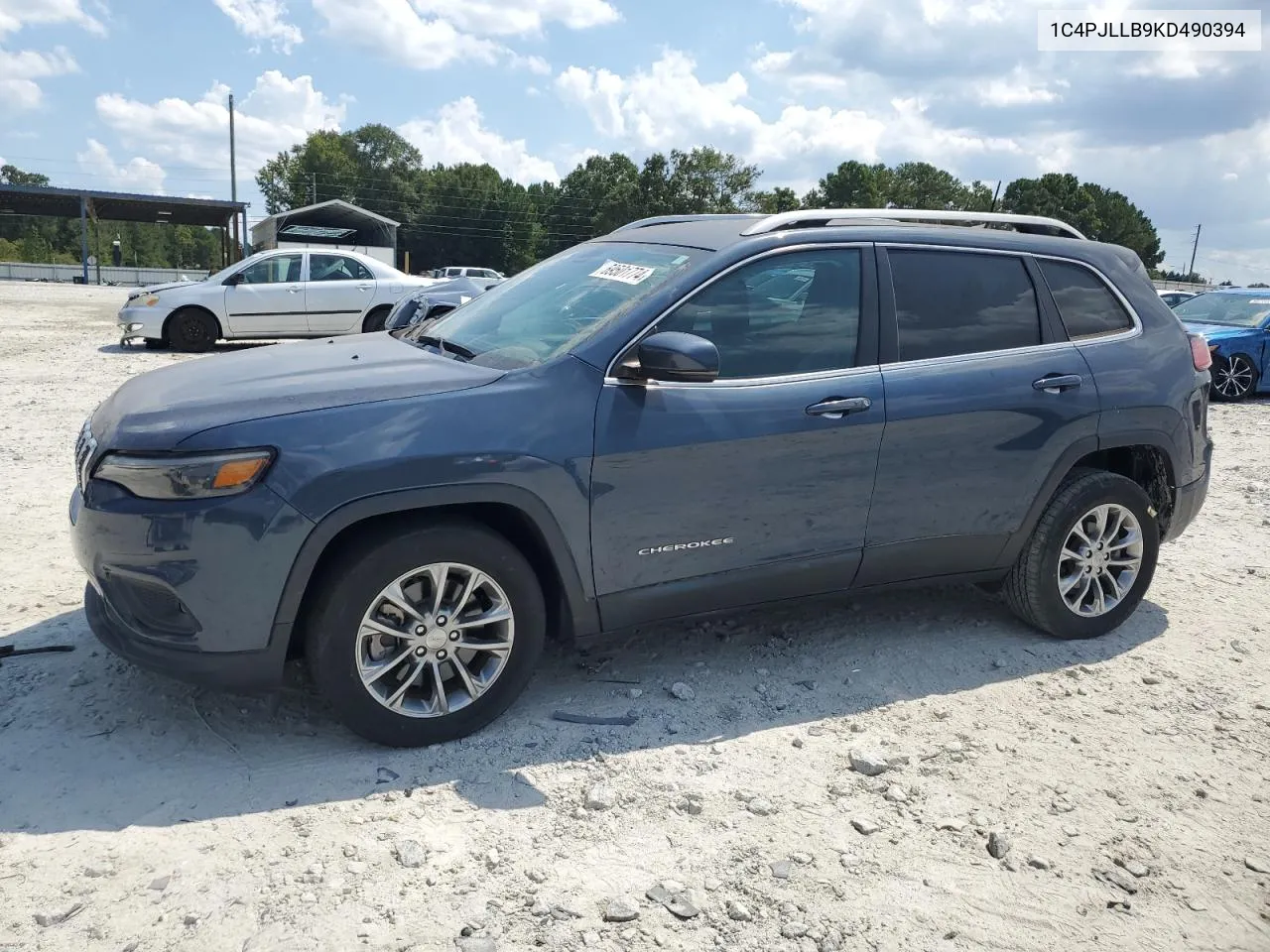 2019 Jeep Cherokee Latitude Plus VIN: 1C4PJLLB9KD490394 Lot: 69501774