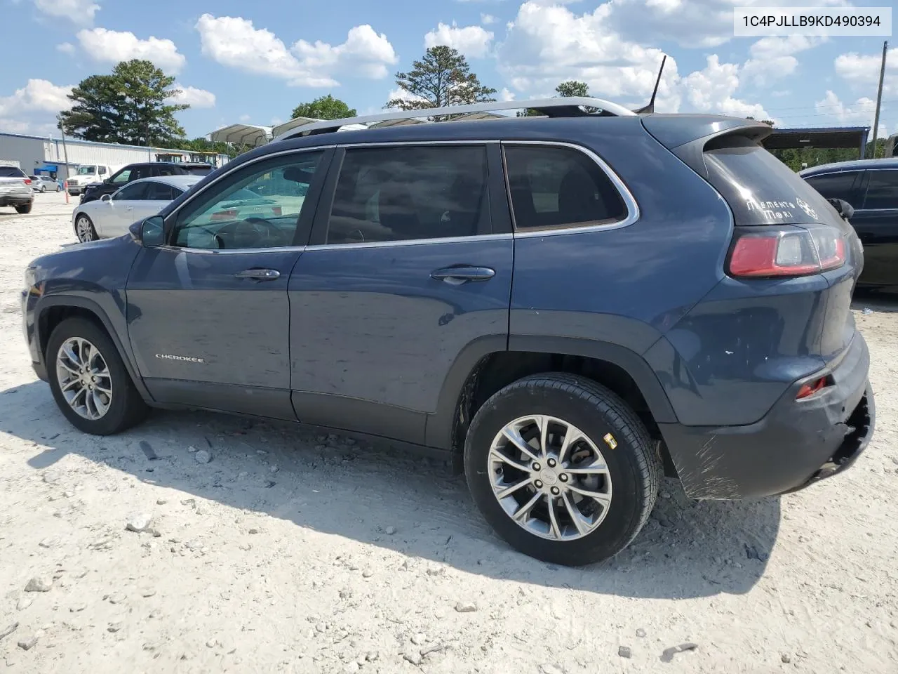 2019 Jeep Cherokee Latitude Plus VIN: 1C4PJLLB9KD490394 Lot: 69501774