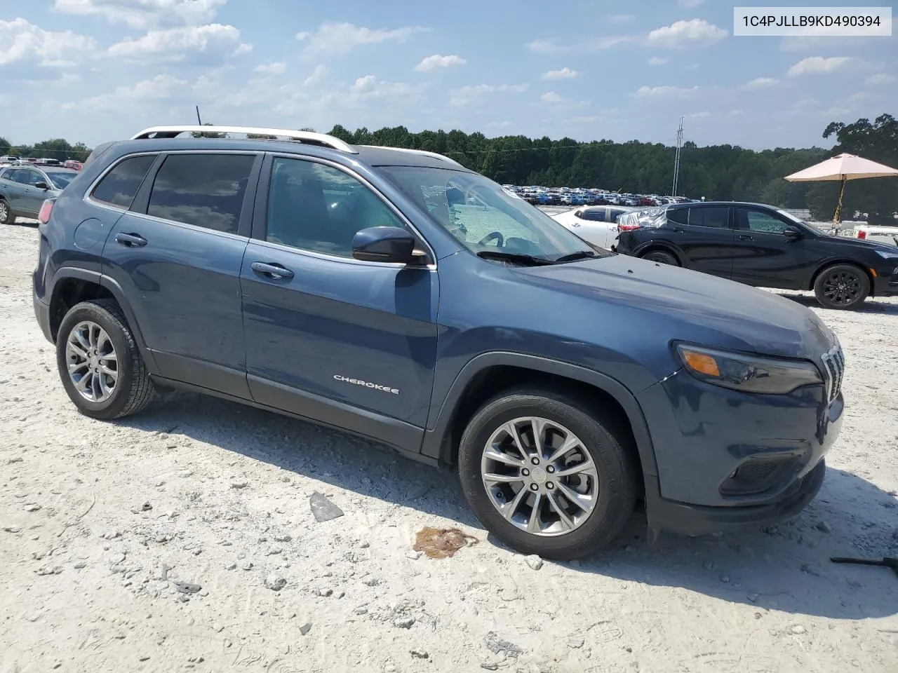 2019 Jeep Cherokee Latitude Plus VIN: 1C4PJLLB9KD490394 Lot: 69501774