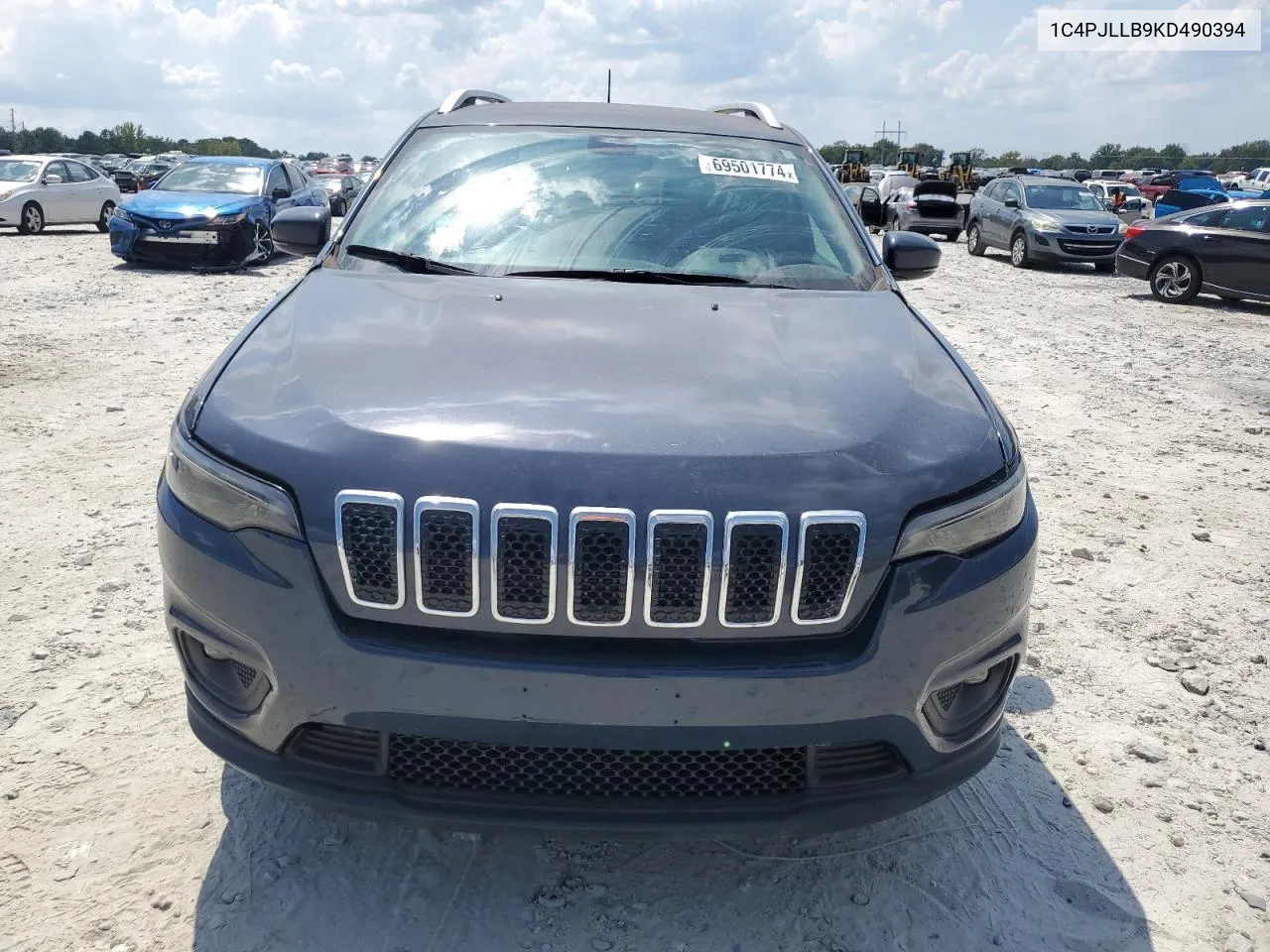 2019 Jeep Cherokee Latitude Plus VIN: 1C4PJLLB9KD490394 Lot: 69501774