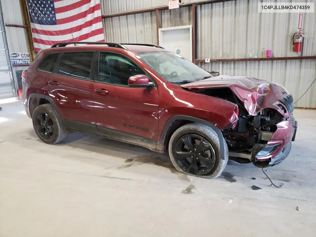 2019 Jeep Cherokee Latitude Plus VIN: 1C4PJLLB4KD474359 Lot: 69531654