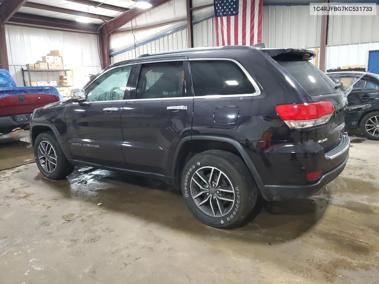 2019 Jeep Grand Cherokee Limited VIN: 1C4RJFBG7KC531733 Lot: 69568264