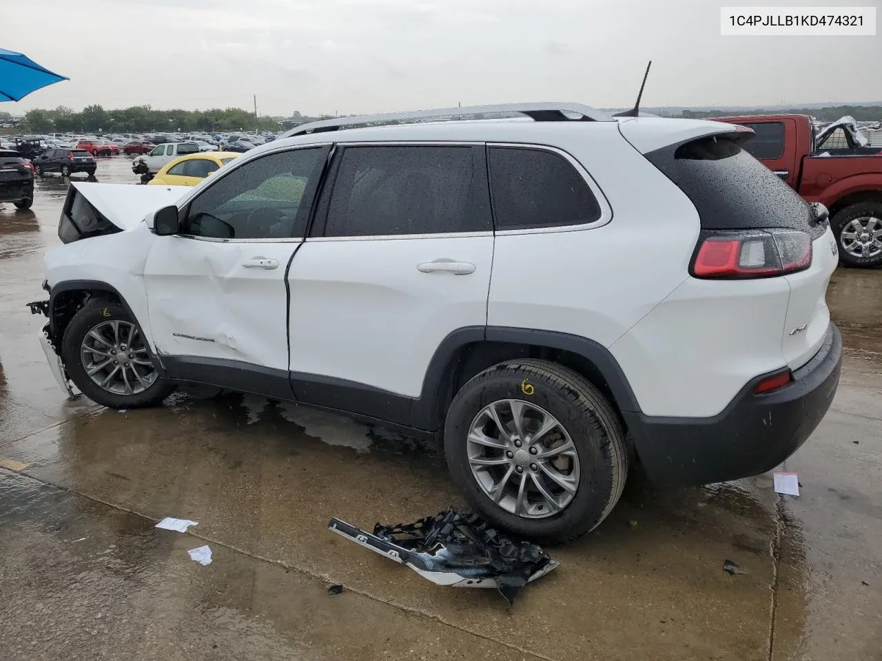 1C4PJLLB1KD474321 2019 Jeep Cherokee Latitude Plus