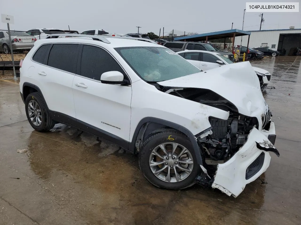 1C4PJLLB1KD474321 2019 Jeep Cherokee Latitude Plus