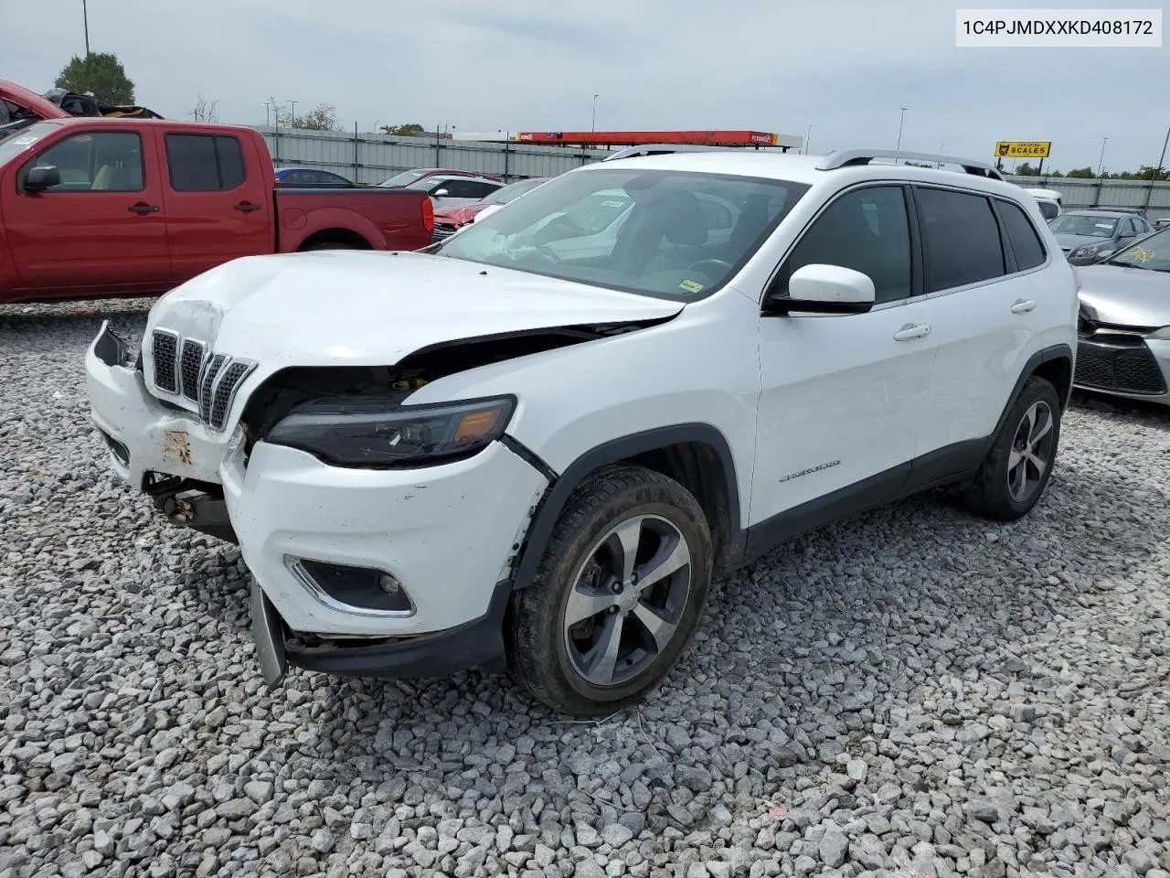 2019 Jeep Cherokee Limited VIN: 1C4PJMDXXKD408172 Lot: 69710984