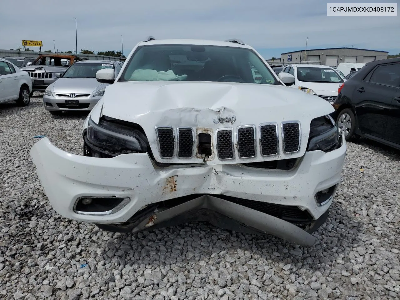 2019 Jeep Cherokee Limited VIN: 1C4PJMDXXKD408172 Lot: 69710984