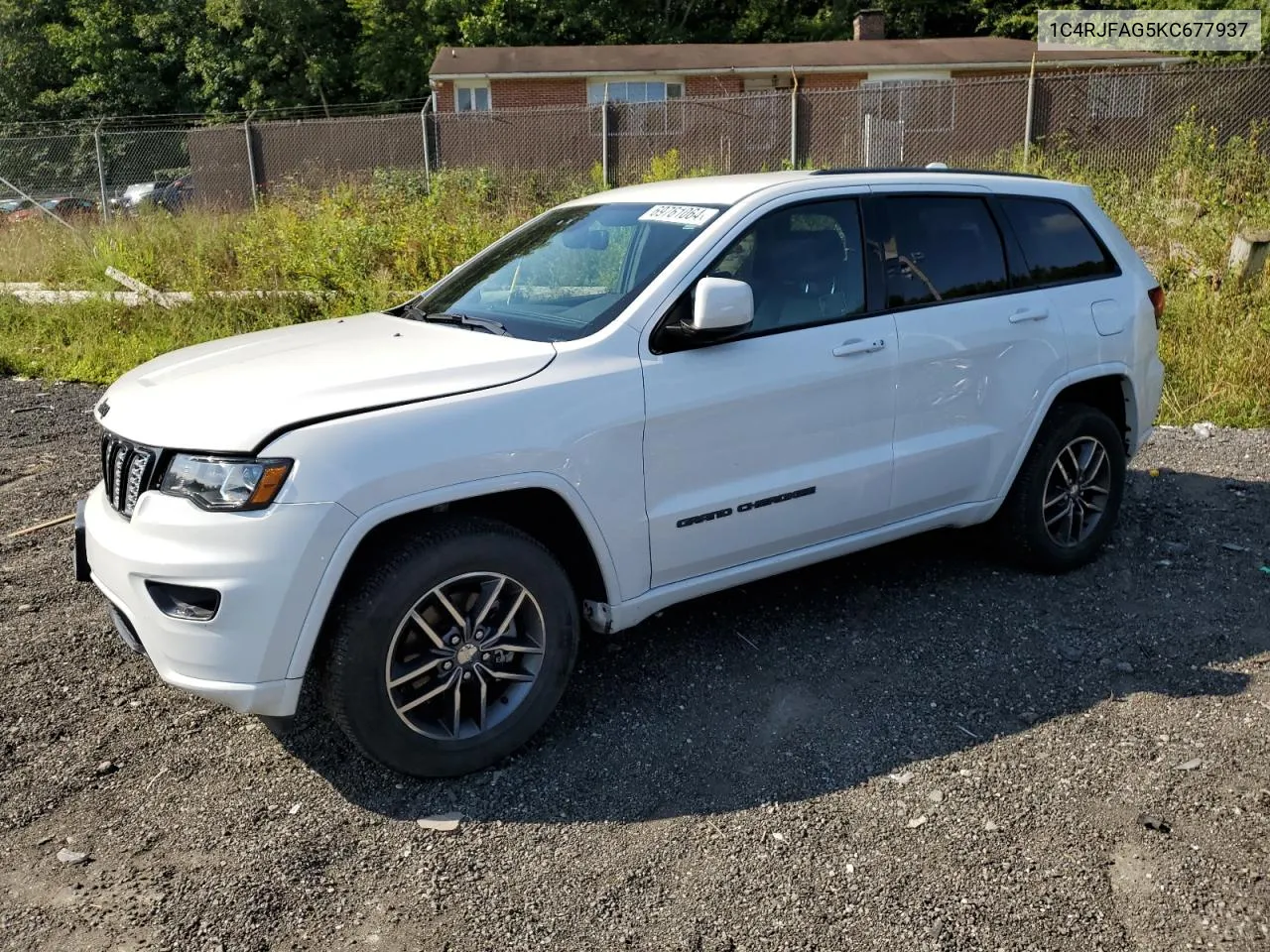 2019 Jeep Grand Cherokee Laredo VIN: 1C4RJFAG5KC677937 Lot: 69761064