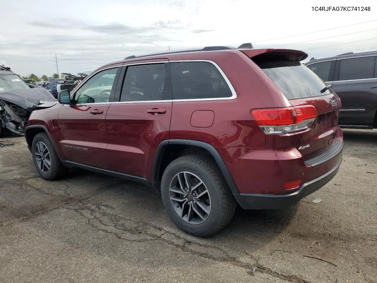 1C4RJFAG7KC741248 2019 Jeep Grand Cherokee Laredo