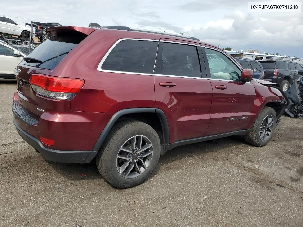 1C4RJFAG7KC741248 2019 Jeep Grand Cherokee Laredo