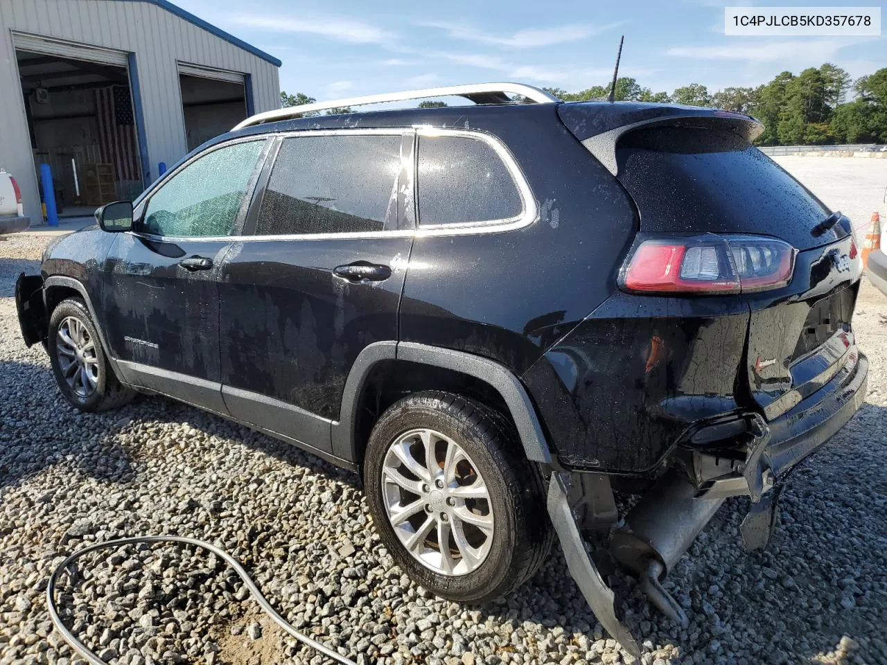 2019 Jeep Cherokee Latitude VIN: 1C4PJLCB5KD357678 Lot: 69794454